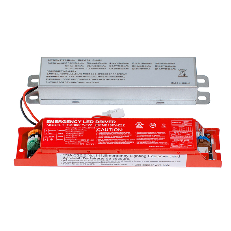 Wallpack-EM Emergency backup for wallpack/Strip light